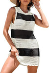 Women's Holiday Hollow-Out Knitted Dress