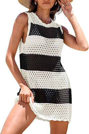 Women's Holiday Hollow-Out Knitted Dress