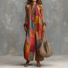 New Style Casual Printed Plaid Jumpsuit Womens Clothing
