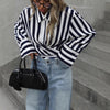 Women's Striped Loose Shirt
