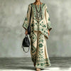 Women's Fashionable Loose-Fit Printed Long-Sleeve Set