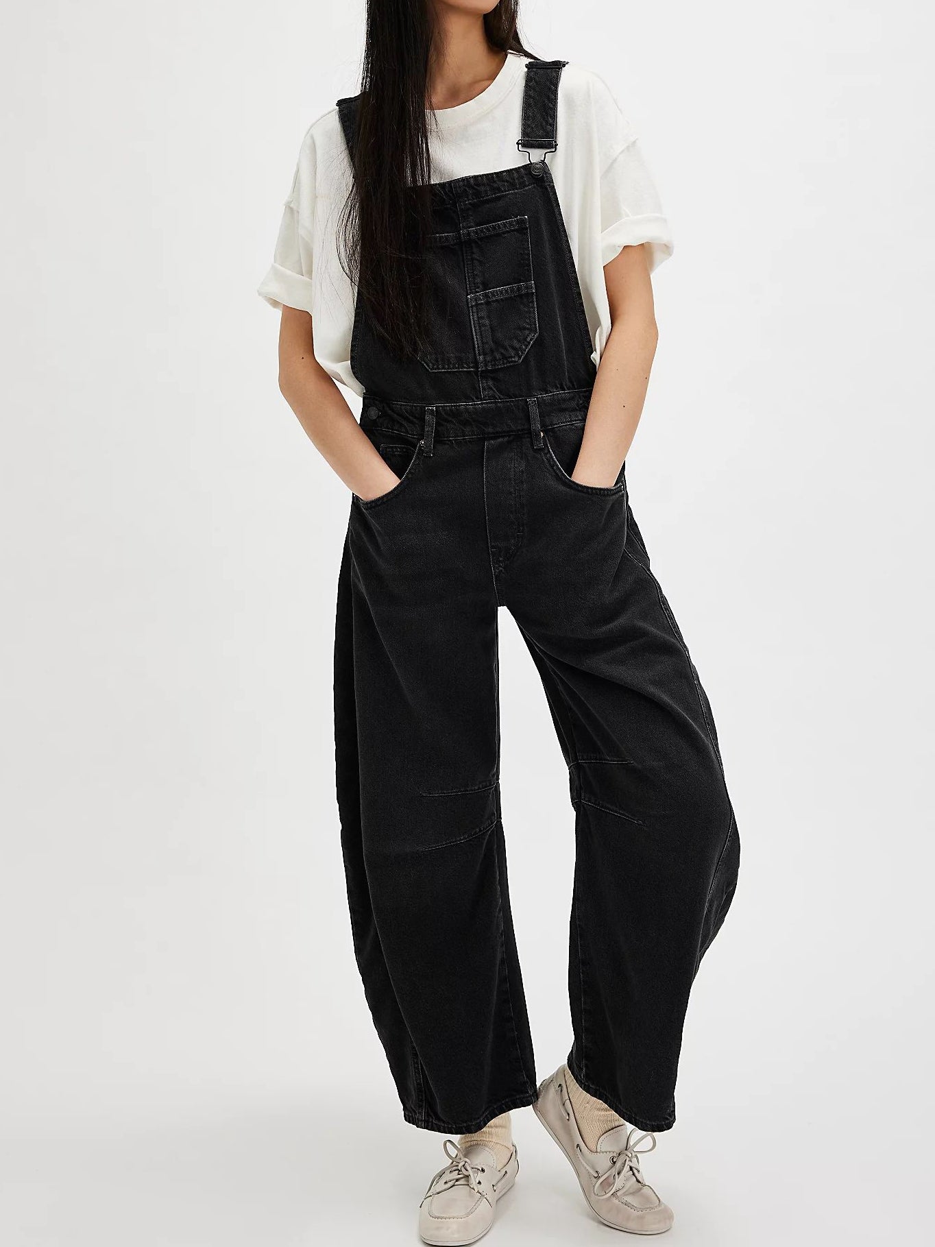 Casual Loose Denim Overalls