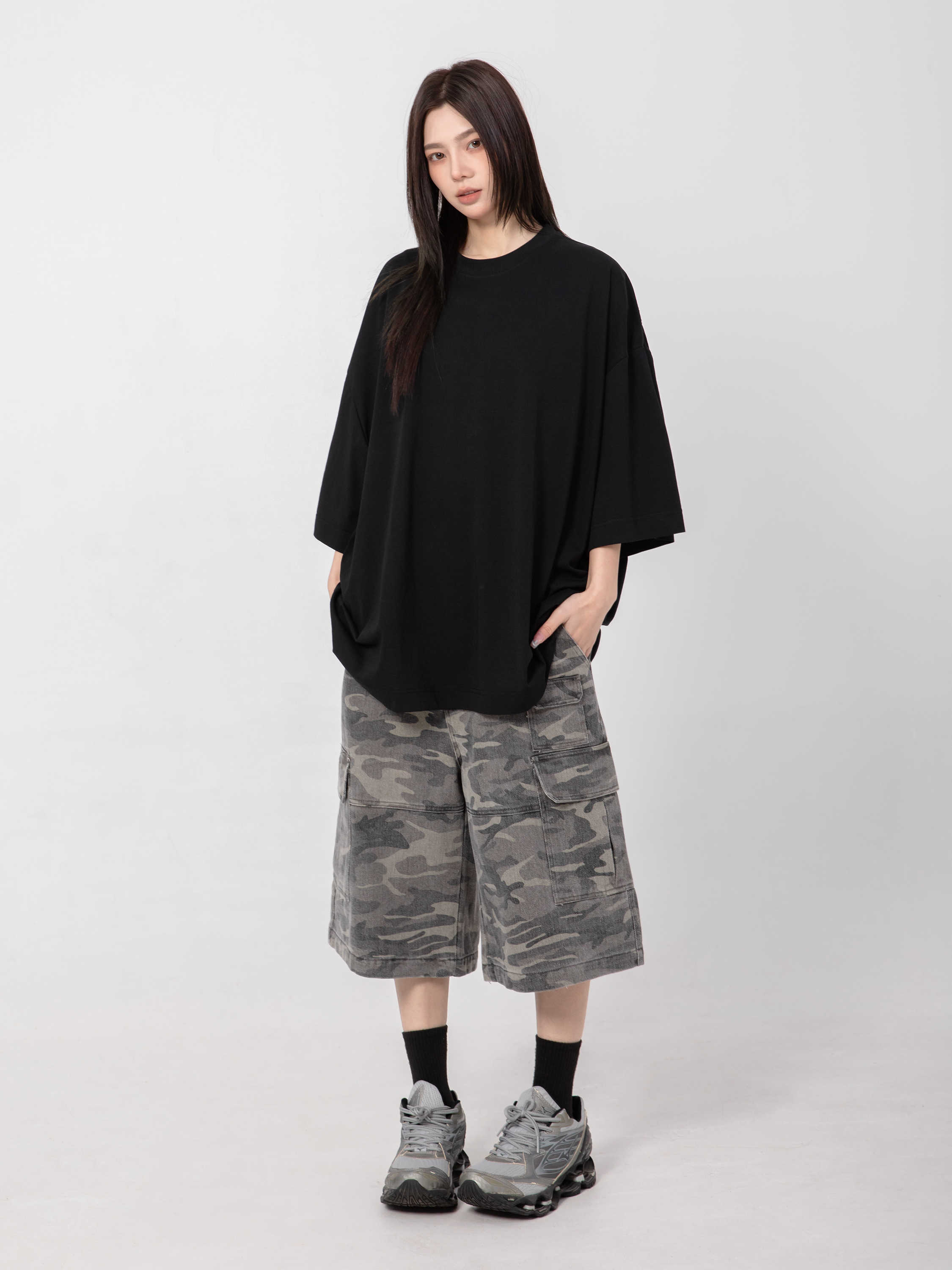 Round Neck Couple Short Sleeve T-shirt