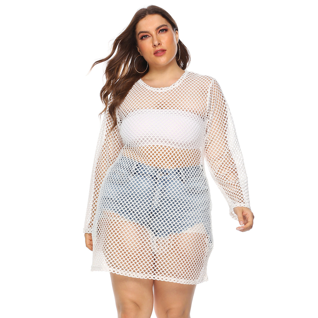 Women's Bikini Cover-Up Mesh Dress