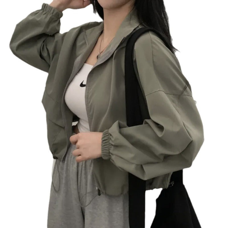 Lightweight Sun And Wind Resistant Short Jacketouterwear