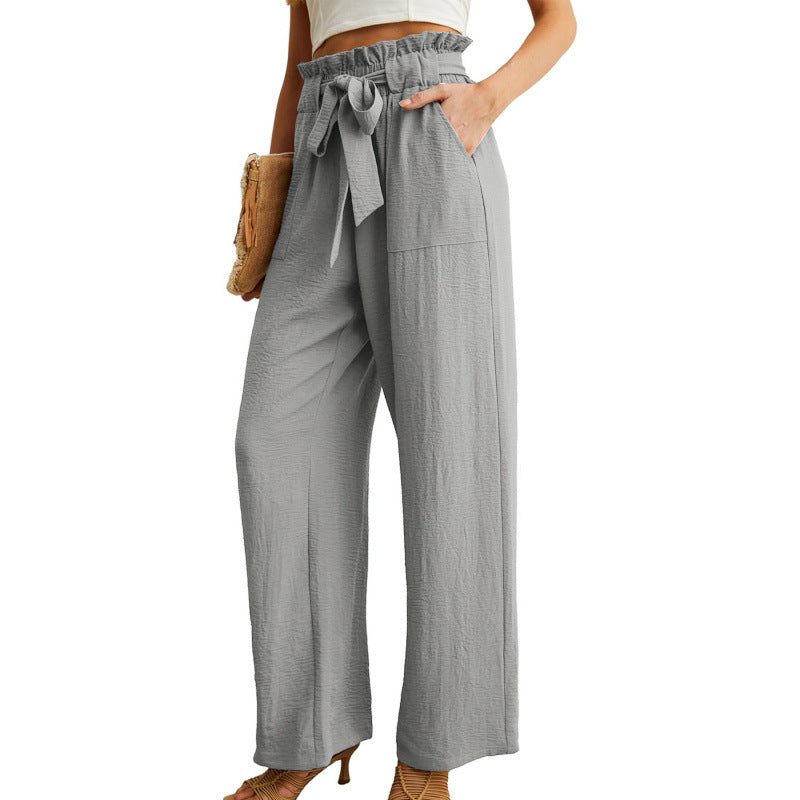 Adjustable Lace-up Tie Loose-fit Figure-flattering