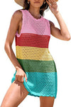 Women's Holiday Hollow-Out Knitted Dress