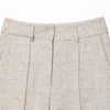 Fashionable, Versatile Structured Wide-leg Pants