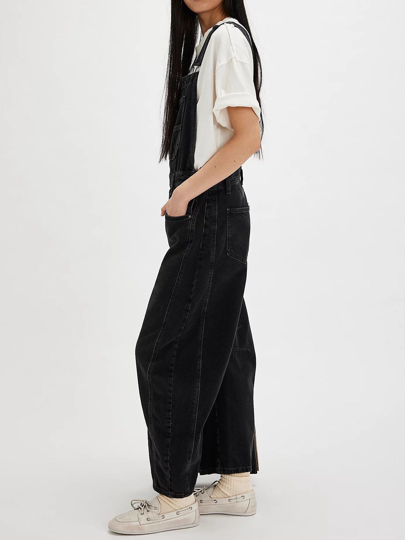Casual Loose Denim Overalls