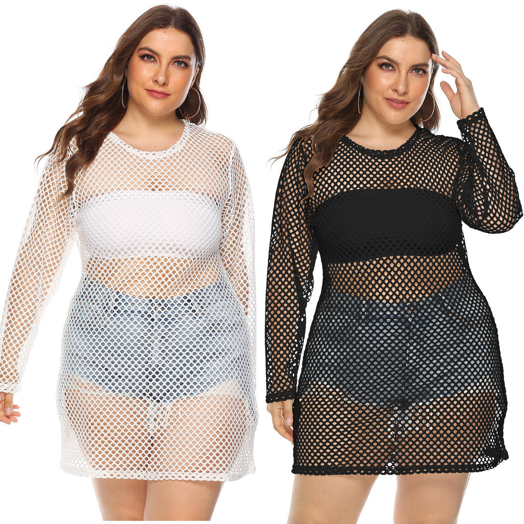 Women's Bikini Cover-Up Mesh Dress