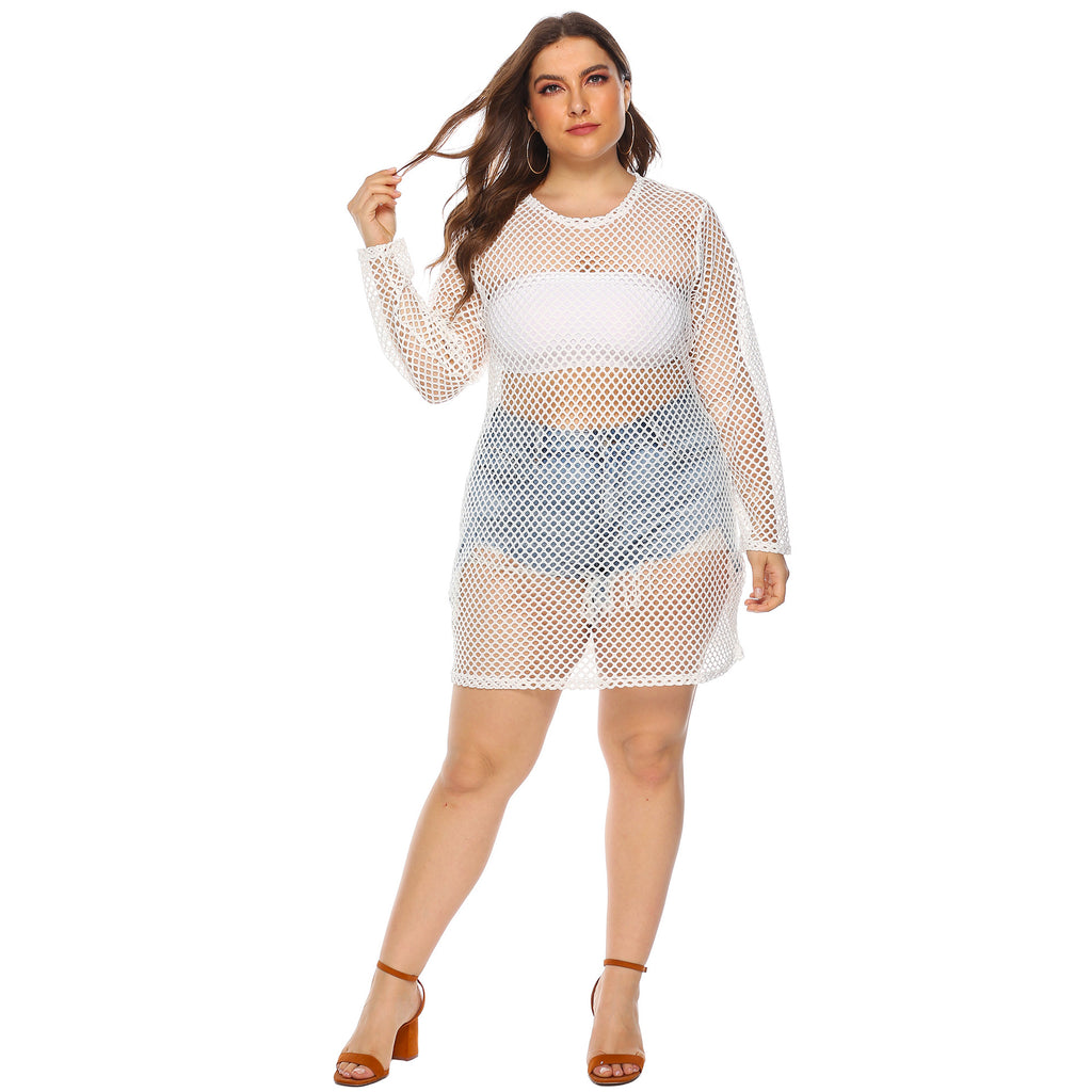 Women's Bikini Cover-Up Mesh Dress