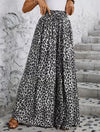 High Waist Leopard-print Printed Loose Casual Wide-leg Pants Women's Trousers