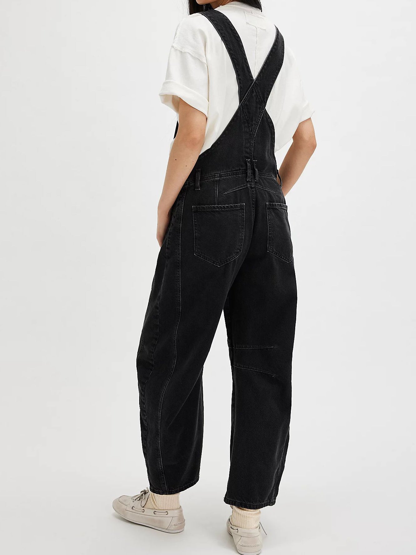 Casual Loose Denim Overalls
