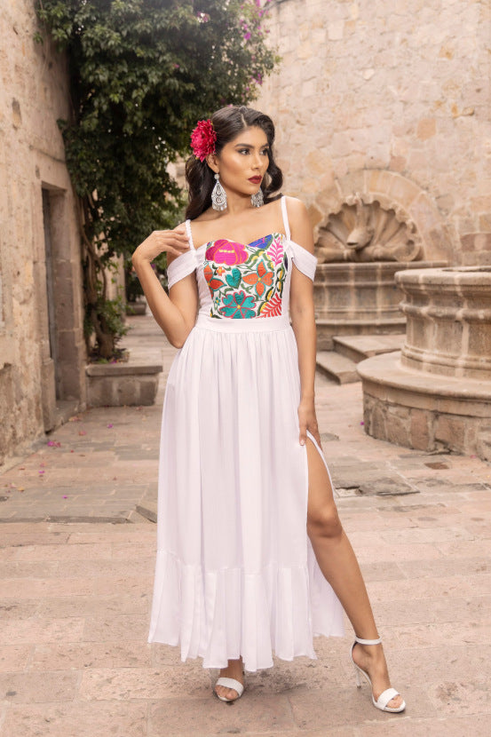Bohemian Retro Style Sexy Slim-fit Dress For Women