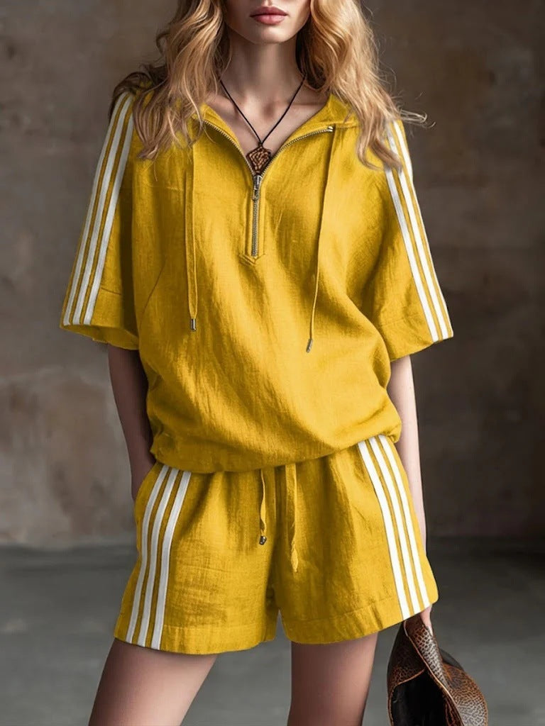 Casual Loose-fitting Two-piece Sportswear Set