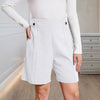 Women's Cotton-Linen Texture Casual Shorts