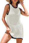 Women's Holiday Hollow-Out Knitted Dress