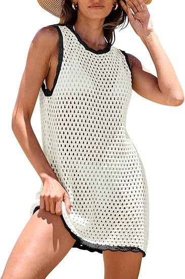 Women's Holiday Hollow-Out Knitted Dress