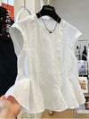 Loose-fitting Casual Shirt Vest Top For Women