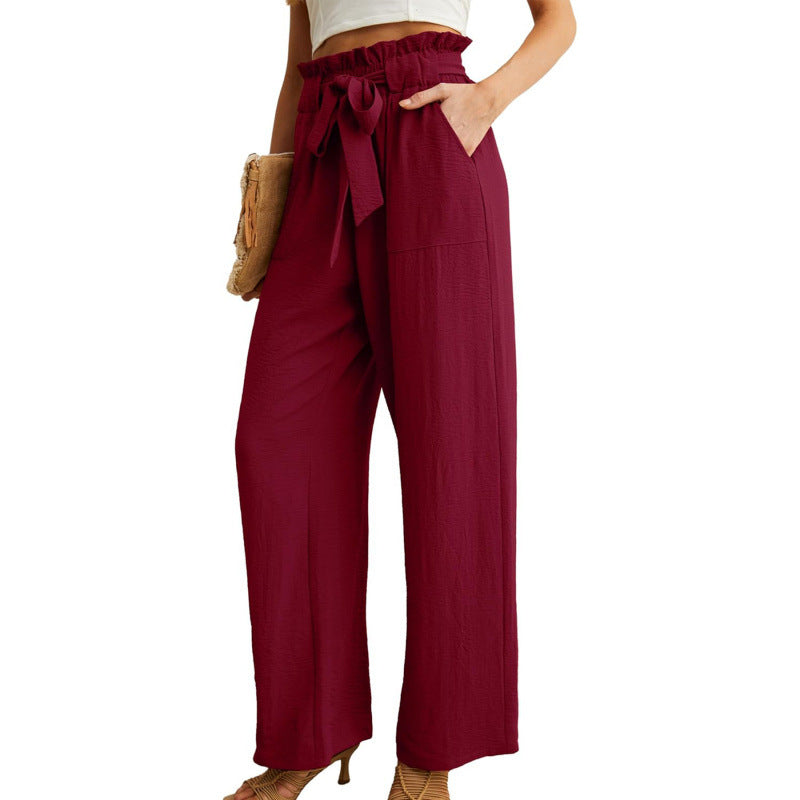 Adjustable Lace-up Tie Loose-fit Figure-flattering