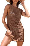 Women's Holiday Hollow-Out Knitted Dress