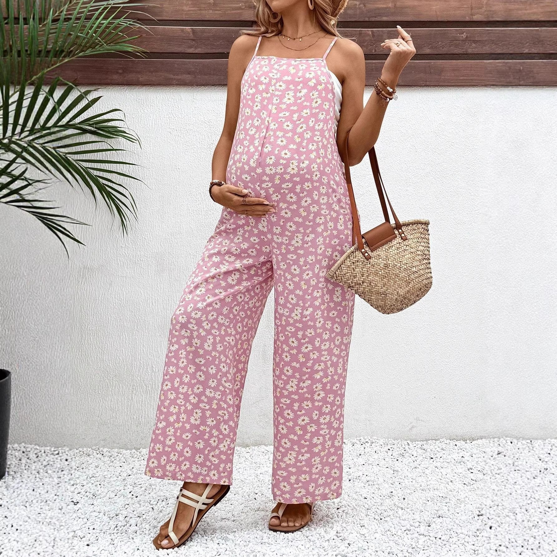 Bohemian Style New Print Jumpsuit