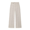 Fashionable, Versatile Structured Wide-leg Pants