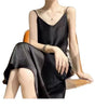 Satin Chinese-style Floor-length Figure-flattering Elegant Jacquard Dress