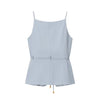 Western-style Trendy Beaded Belt Vest With High-waisted Straight-leg Pants