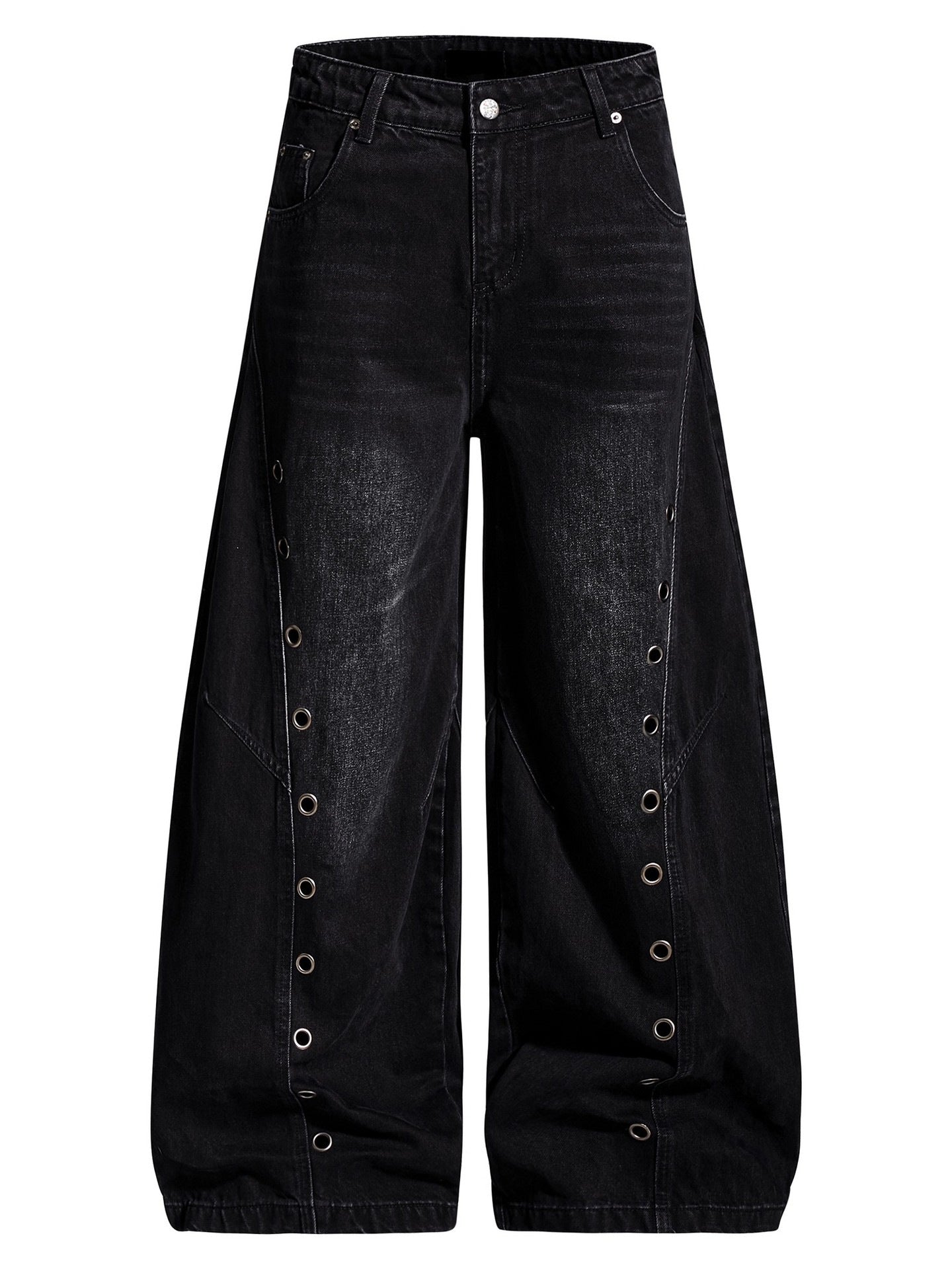 Eyelet Washed Scimitar Jeans
