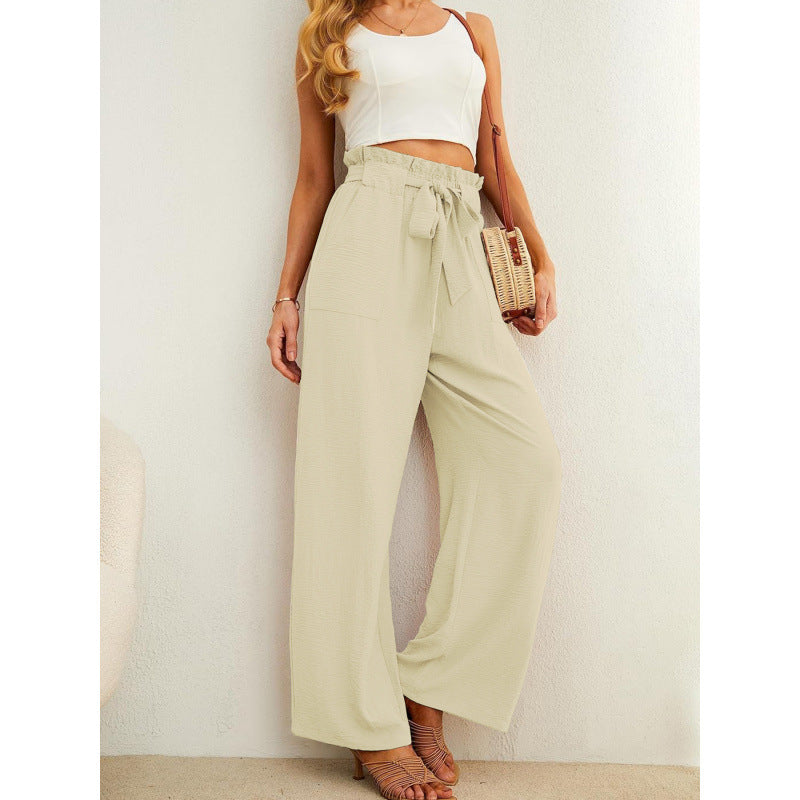 Adjustable Lace-up Tie Loose-fit Figure-flattering