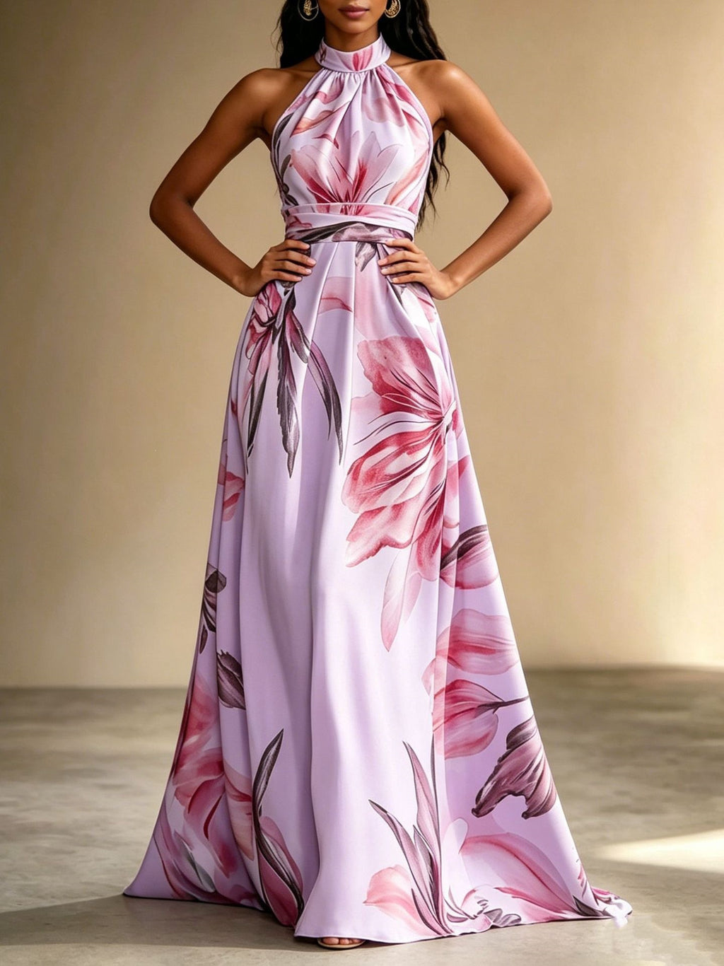 Faux-wind Elegant Slimming Maxi Dress For Women
