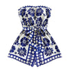 Tube-top One-piece Shorts For Women
