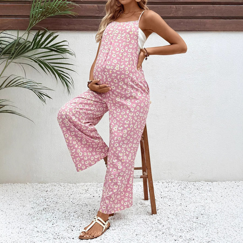 Bohemian Style New Print Jumpsuit
