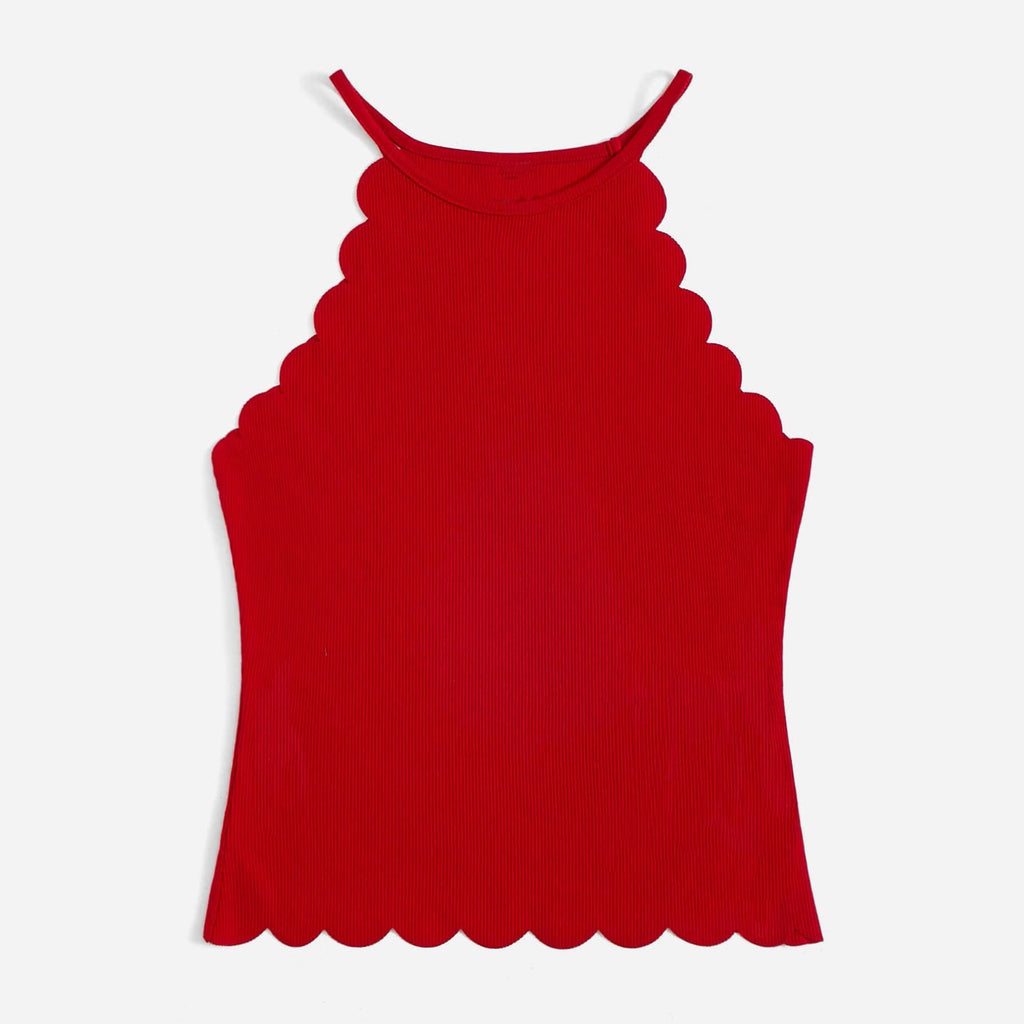 Women's Shell-Edged Sleeveless Camisole