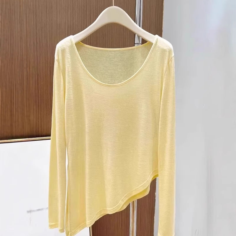 Spring Slimming Asymmetric Slit Designer Sun-Protective Jacket