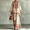 Women's Fashionable Loose-Fit Printed Long-Sleeve Set
