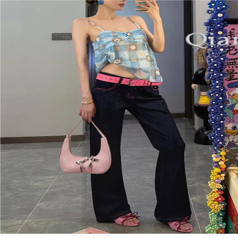 Fashionable And Versatile Wide Leg Jeans For Women