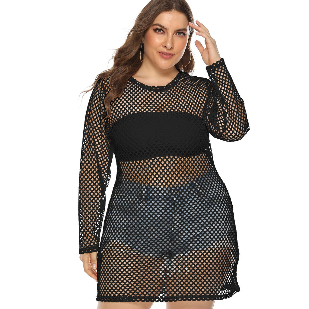 Women's Bikini Cover-Up Mesh Dress