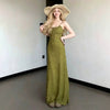 Sexy Beach-Style Strap Dress With Built-in Padded Bra