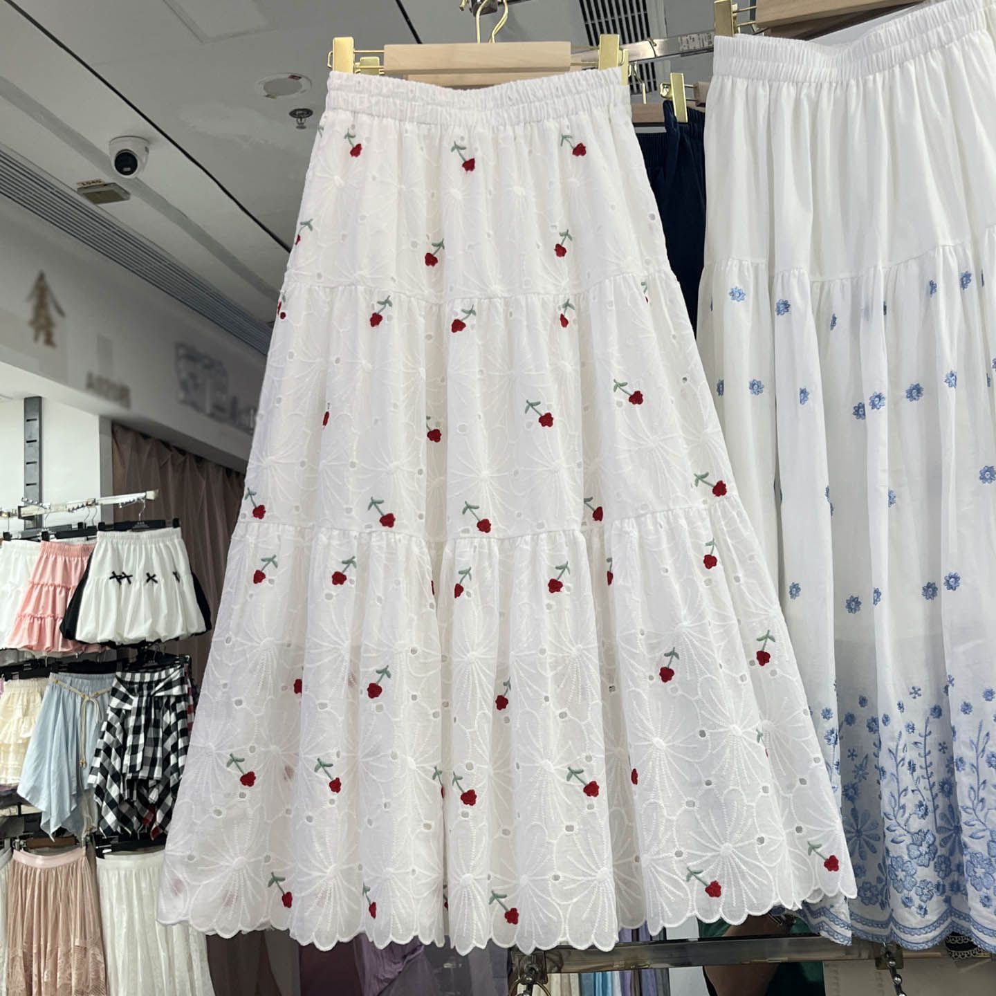 Floral Print Slimming Patchwork Midi Dress