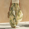 Women's Waist-Cinching Ruffle-Trimmed Elegant Dress