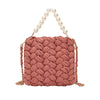 DIY Craft Kit Yarn, Crochet Hook, And Fabric Strips For Making A ShoulderCrossbody Bag