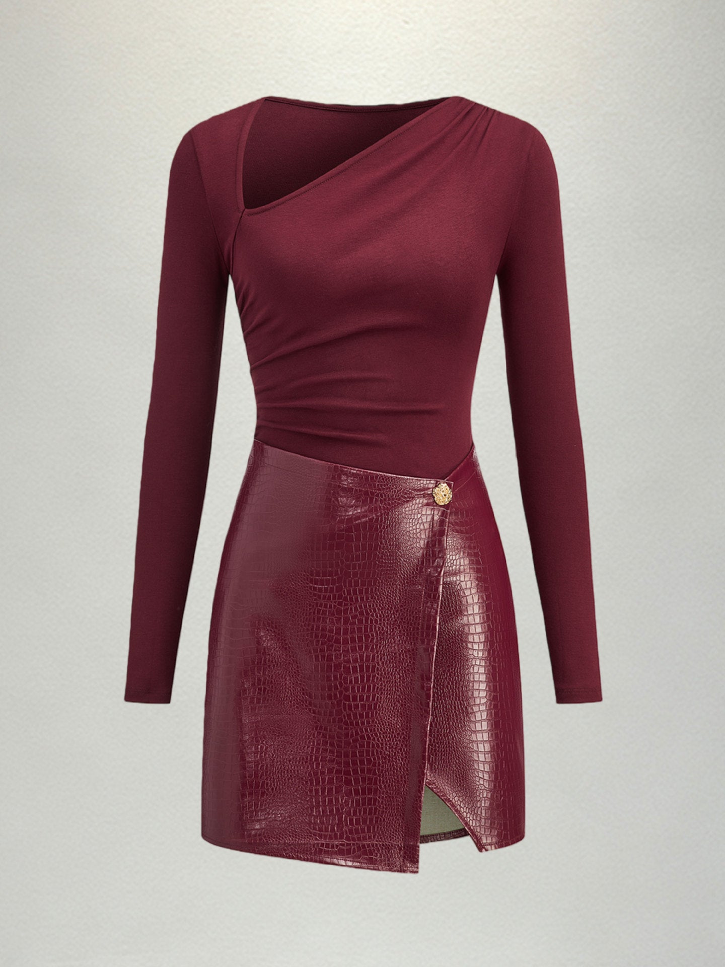 European And American-style Patchwork Dress For Women