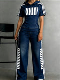 Women's Denim 2 Piece Outfit