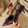 Shallow-toe Pointed-toe Slimming Womens Sandals