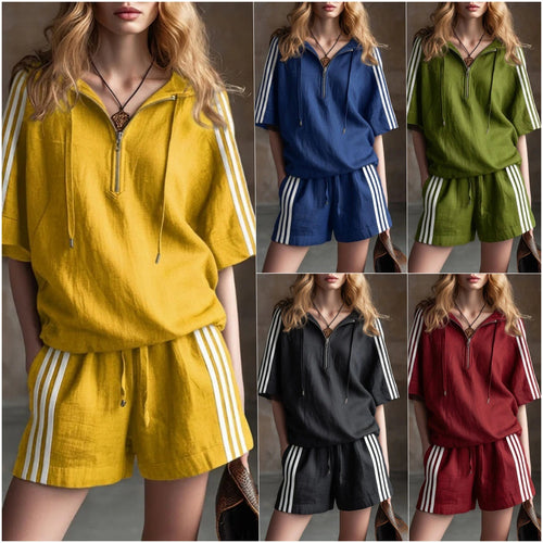 Casual Loose-fitting Two-piece Sportswear Set