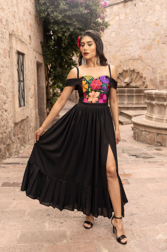 Bohemian Retro Style Sexy Slim-fit Dress For Women