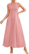 Womens Slim-Fit Long Casual Vest Dress