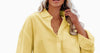 Outerwear Casual Long-sleeve Button-up Midriff-baring Chic Office Shirt